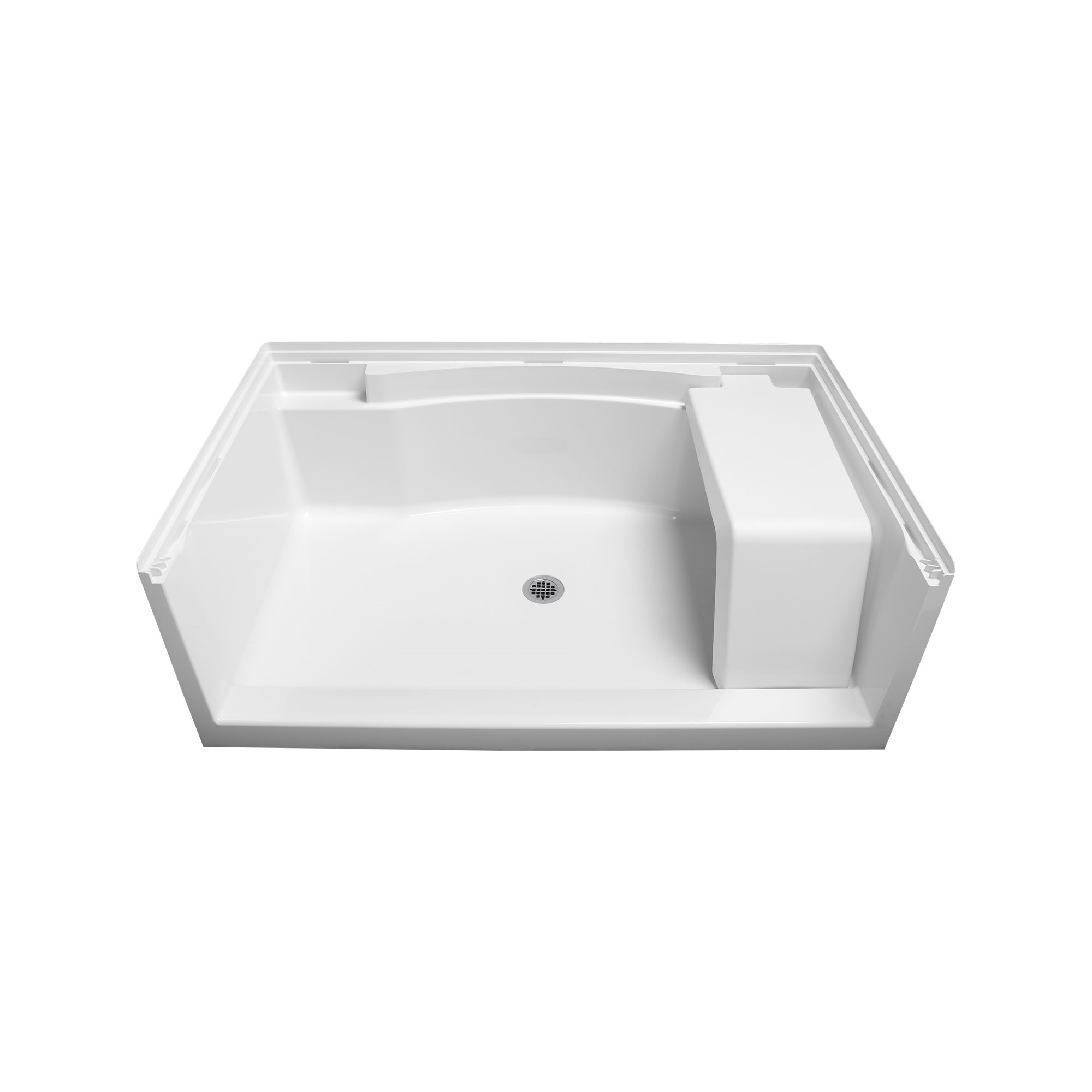 Sterling accord seated store shower with grab bars