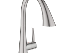 GROHE 31251002 Blue Water Filter Pull-Down Kitchen Faucet Chrome 