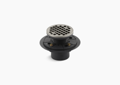 K-9132  Round shower drain for use with plastic pipe, gasket included -  KOHLER