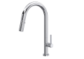 ROHL TE55D1LMAPC Tenerife Pull-Down Kitchen Faucet with C-Spout - Polished Chrome