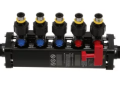 Viega 49453 PureFlow MiniBloc Five 1/2 inch Press Branch Zoning Manifold