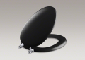 Kohler 4701-CP-7 Toilet Seat, Polished Chrome Hinges