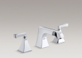 Kohler T469-4V-CP Deck-Mount High-Flow Bath Faucet, Stately Design and Deco Lever Handles