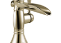 DELTA® 598LF-PNMPU Centerset Lavatory Faucet, Cassidy™, 1.2 gpm, 4-11/16 in H Spout, 1 Handles, Pop-Up Drain, 1/3 Faucet Holes, Brilliance® Polished Nickel, Function: Traditional, Commercial