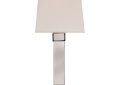 Visual Comfort CHD2712PN/CG-S E. F. Chapman Edgar 1 Light 7 inch Crystal with Polished Nickel Decorative Wall Light in Polished Nickel and Crystal