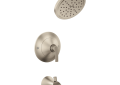 Moen® TS2203BN Tub/Shower Trim, 2.5 gpm Valve, Brushed Nickel