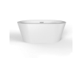 Barclay ATOVN59LIG-BN Orlando Contemporary/Modern Bathtub, Soaker, Oval Shape, 58-1/2 in L x 31-3/4 in W, Center Drain, White, Import