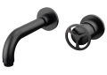 DELTA® T3558LF-BLWL Trinsic® Bathroom Faucet Trim, Commercial/Residential, 1.2 gpm Flow Rate, 4 to 8 in Center, Matte Black, 1 Handles