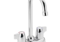 Moen® 4903 Bar Faucet, Chateau®, Polished Chrome, 2 Handle, 4 in Center, 1.5 gpm