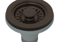 ROHL 738TCB Manual Basket Strainer without Remote Pop-Up - Tuscan Brass