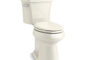 Kohler® 76301-96 2-Piece Toilet, Highline® Comfort Height®, Elongated Bowl, 16-1/2 in H Rim, 12 in Rough-In, 1.28 gpf, Biscuit