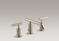 Kohler 14410-4-BV Widespread Lavatory Faucet, Low Spout and Low Lever Handles
