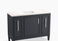 Kohler K-33546-ASB-1WX Southerk(R) 48" Bathroom Vanity Cabinet with Sink and Quartz Top - Slate Grey