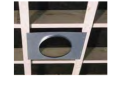 Rectorseal 81954 Airtec 24 inch On Center Rough In Ceiling Support Flange with 7 inch Hole