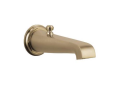 Brizo® RP78581GL Diverter Tub Spout, 9-3/4 x 3-1/2 in, For Use With Rook® Model T60061 Tub and Shower Faucet Trim, Solid Brass, Luxe Gold, Domestic
