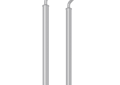 Perrin & Rowe U.6388APC P&R Cross Collection Pair Unions Wall Georgian Era, Chrome, Import