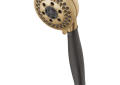 DELTA® 59445-CZ-PK Hand Shower, 5 Shower Head, 2 gpm Flow Rate, 60 in L Hose, 1/2 in Connection, Champagne Bronze, Import