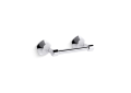 Kohler® 27065-CP Occasion Horizontal Paper Holder, 1 Roll Capacity, 2-5/16 in H, Zinc, Polished Chrome