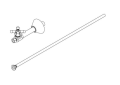 Brasstech 4774-10B Toilet Supply Kit, 1/2" Sweat - Oil Rubbed Bronze