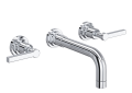 ROHL A2207LMAPCTO-2 Lombardia Wall Mount Widespread Bathroom Faucet - Polished Chrome
