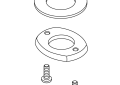 Kohler® 1219284 Hardware Kit, For Use With K-99261