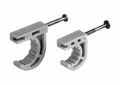 IPS® 82860 Half Clamp With Preloaded Nail, 1 in Pipe, Plastic, Domestic