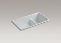 Kohler 6625-95 Smart Divide(R) Undercounter or Self-Rimming Kitchen Sink