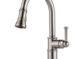 Brizo® 63025LF-SS Artesso® Kitchen Faucet, 1.8 gpm Flow Rate, Stainless Steel, 1 Handles, 1 Faucet Holes, Function: Traditional, Domestic, Commercial