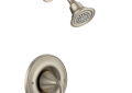 Moen T2132BN Eva Posi-Temp Shower Only Valve Trim - Brushed Nickel