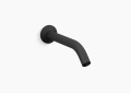 Kohler K-77999-BL Components(TM) Wall-Mount Non-Diverter Bath Spout - Matte Black