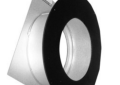 Hart and Cooley 6TLCWT 6" All Fuel Vent Wall Thimble wih Matte Black Trim Plate