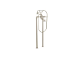 Moen® S22110NL S22110 Weymouth Tub Filler, 10 gpm Flow Rate, Polished Nickel, 2 Handles, Domestic