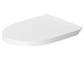 DURAVIT 0020790000 Soft Close Toilet Seat, Elongated Bowl, Close Front Front, Plastic, White, Import