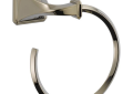 Brizo® 694630-PN Virage® Towel Ring, 6-5/8 in Ring, 3-21/64 in OAD x 3-21/64 in OAH, Brass, Polished Nickel, Import
