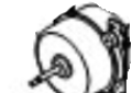 Fujitsu 9317757010 Halcyon Direct Current Condenser Fan Motor with Screws