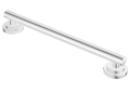 Moen® YG0724CH Designer Grab Bar, Iso™, 24 in L x 1-1/4 in Dia, Polished Chrome, Stainless Steel, Import