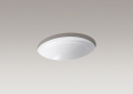 Kohler K-2336-0 Devonshire Undermount Bathroom Sink - White