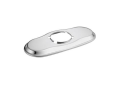 Brizo® RP80414PC Escutcheon, For Use With Charlotte®/Rook™ Single-Hole Lavatory, 4 in, 3/8 in H, Brass, Polished Chrome, Domestic