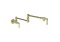 Newport Brass 1030-5503-03N Pot Filler - Wall Mount - Uncoated Polished Brass