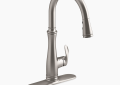 Kohler K-29108-VS Bellera(R) Touchless Pull-Down Kitchen Sink Faucet with Three-Function Sprayhead - Vibrant Stainless