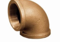 Jones Stephens™ B74009LF Lead Free Pipe Elbow, 2 in Nominal, Thread End Style, Bronze