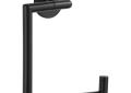 Brizo® 694675-BL Odin™ Towel Ring, 2-5/16 in OAD x 6-5/8 in OAH, Brass, Matte Black, Import