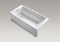 Kohler 1124-LA-0 6' Whirlpool with Comfort Depth(R) Design and Integral Apron