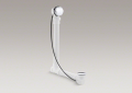 Kohler K-7213-CP Clearflo Cable Bath Drain with PVC Tubing - Polished Chrome