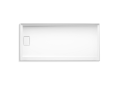 Kohler® 44161-HW1 Stoneridge Transitional Base, Honed White, Left Drain, 72 in L 34 in W 4-1/2 in D