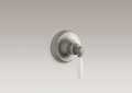 Kohler T10595-4P-BN Transfer Valve Trim, White Ceramic Lever Handle