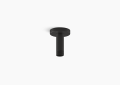 Kohler K-26319-BL Statement(R) 3" Ceiling-Mount Single-Function Rainhead Arm and Flange - Matte Black