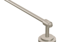 Moen® DN0724BN Towel Bar, Iso™, 24 in L Bar, 3.11 in OAD x 2.44 in OAH, Aluminum, Brushed Nickel, Import