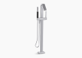 Kohler K-T97330-4-CP Loure Floor-Mounted Bath Tub Filler with Handshower - Polished Chrome