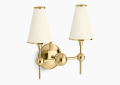 Kohler K-27860-SC02-2PL Parohn(R) Two-Light Sconce - Polished Brass